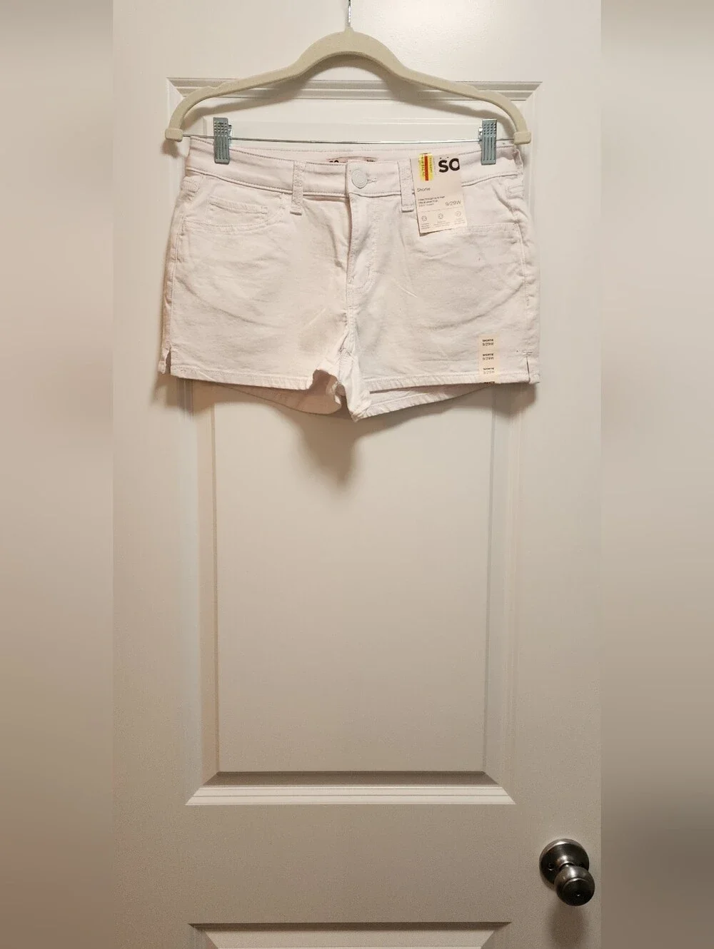 SO White Denim Jean Shorts